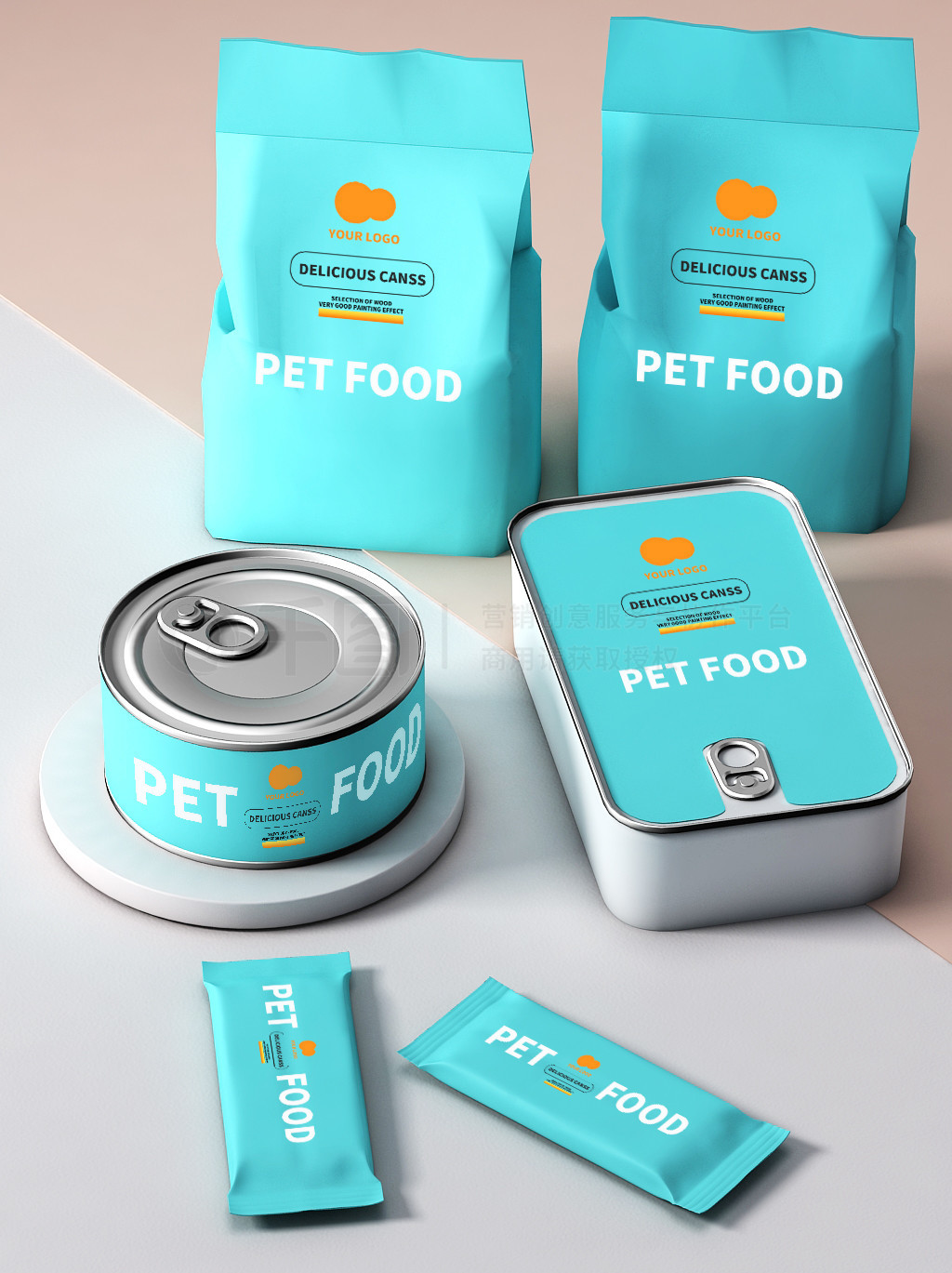 寵物用品食品零食包裝設(shè)計(jì) 樣機(jī)場(chǎng)景的應(yīng)用與價(jià)值